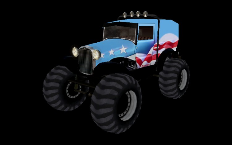 Monster truck w barwach USA (bigfoot.4ds)