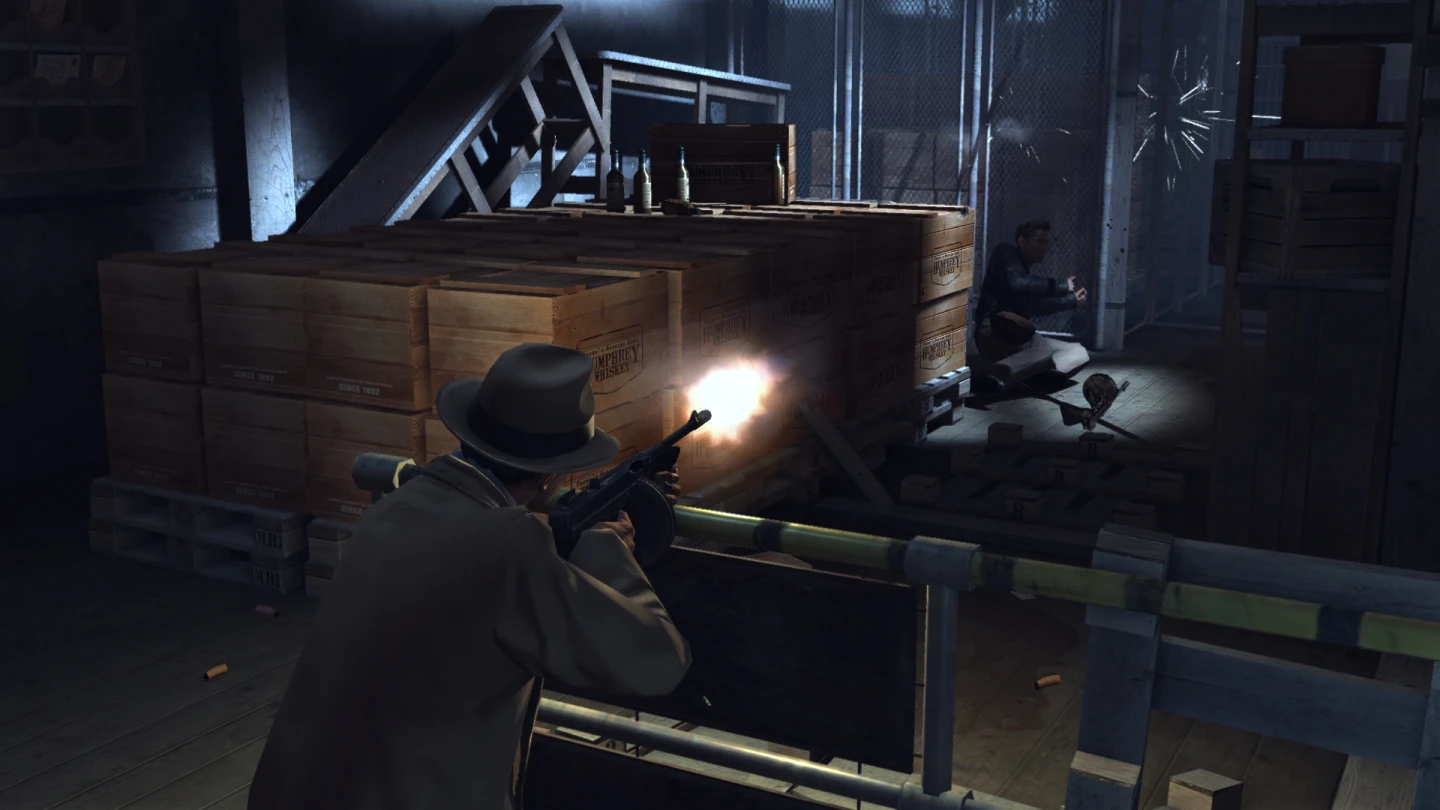 Mafia II - tommy gun w akcji