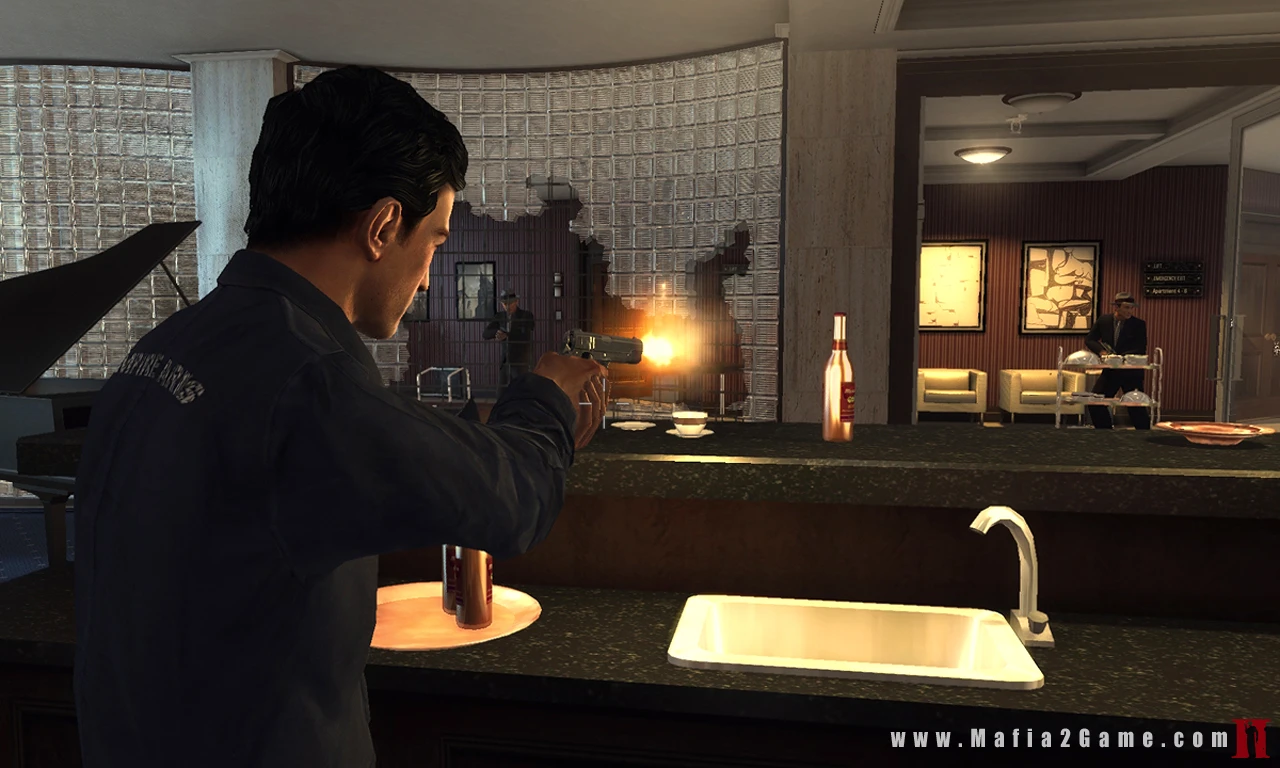 Mafia II - strzelanina w apartamencie