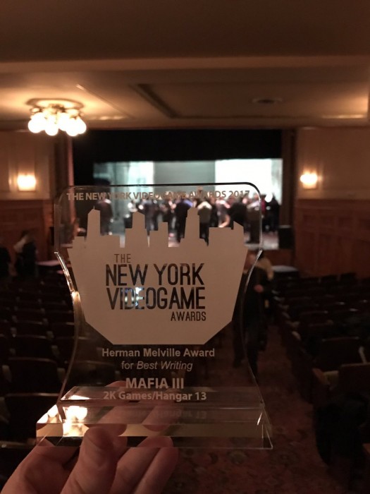 Mafia III - nagroda New York Game Awards