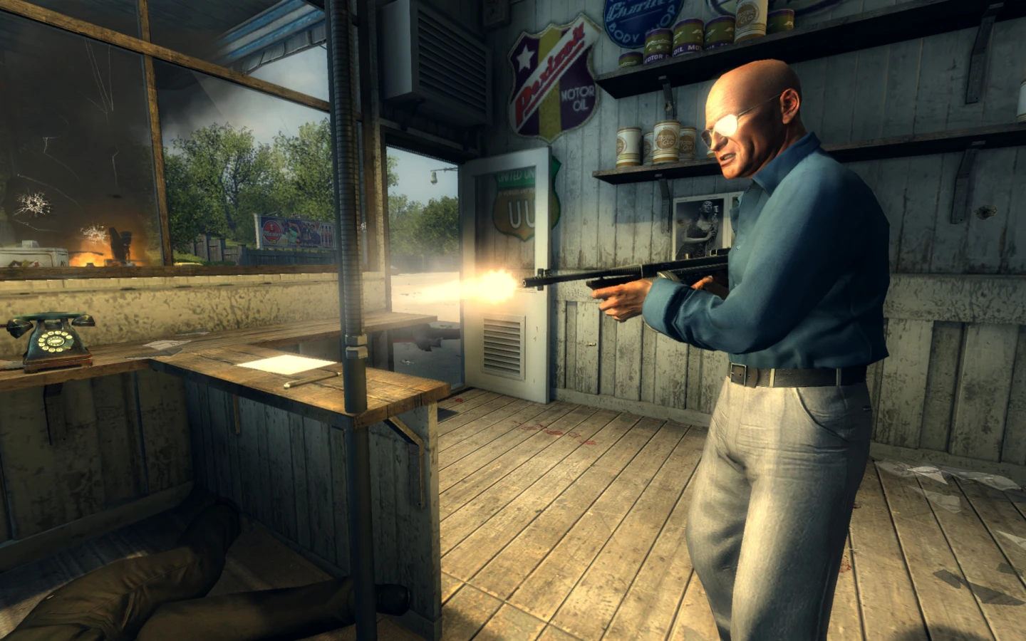 Mafia II: Jimmy's Vendetta - uliczna strzelanina