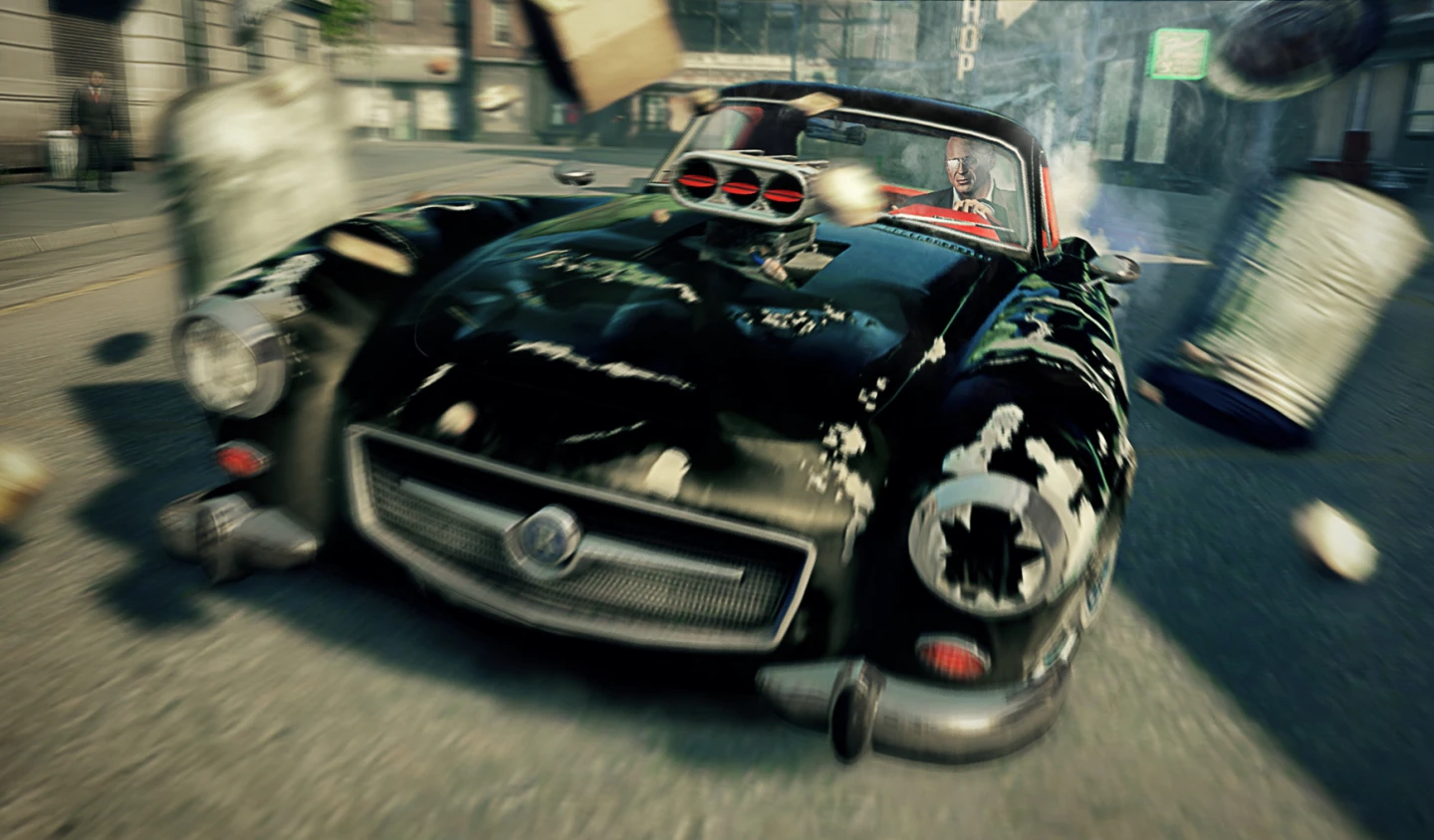 Mafia II: The Betrayal of Jimmy - Jimmy w pędzącym aucie