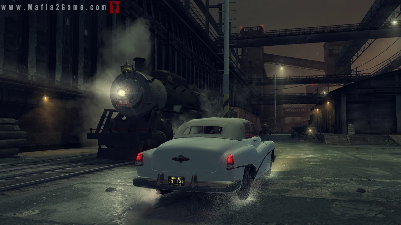 Mafia II - luksusowe auto nocą