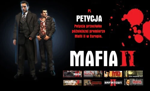 Petycja - jednakowa data premiery Mafii II