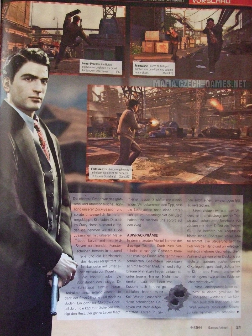 Mafia II - skan Games Aktuell
