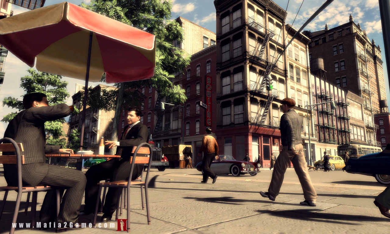Mafia II - spotkanie w kawiarni
