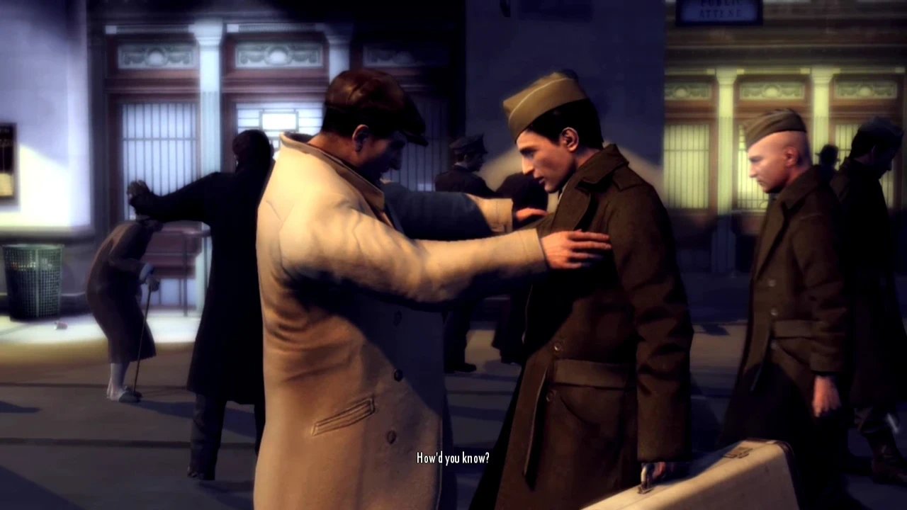 Mafia II - przerywnik filmowy, Vito na dworcu