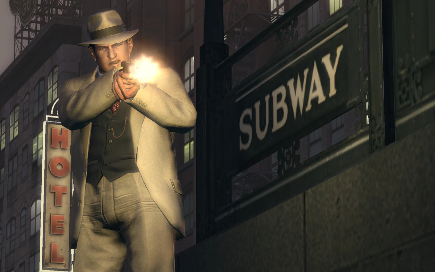 Mafia II: Joe's Adventures - nocna strzelanina pod neonami