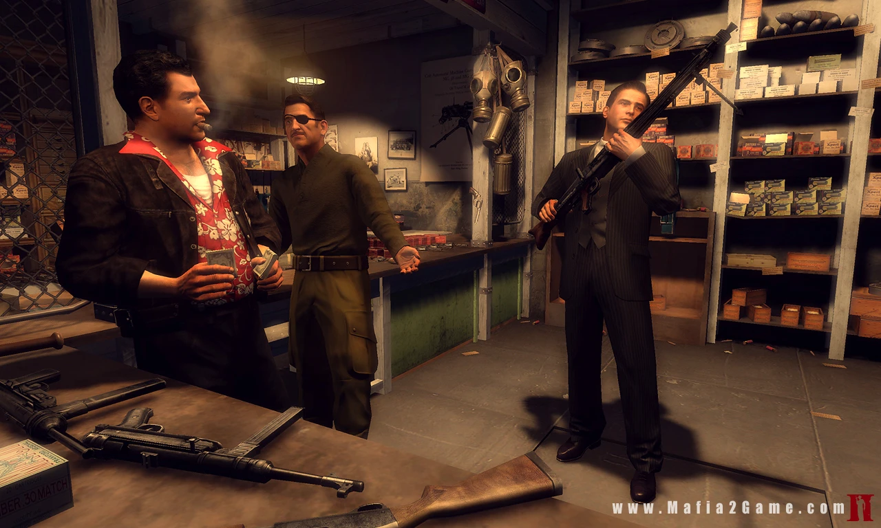 Mafia II - dziupla z bronią