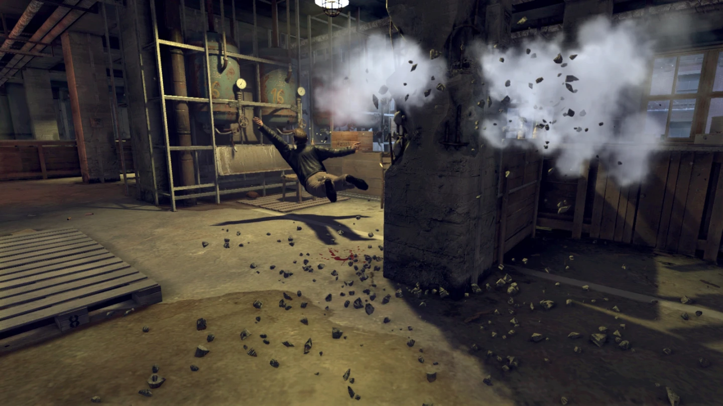 Mafia II - eksplozja auta (PhysX)
