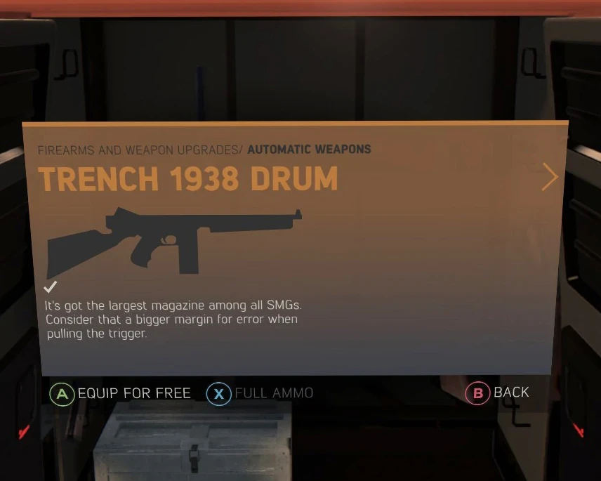 Trench 1938 Drum - pistolet maszynowy o największym magazynku w grze