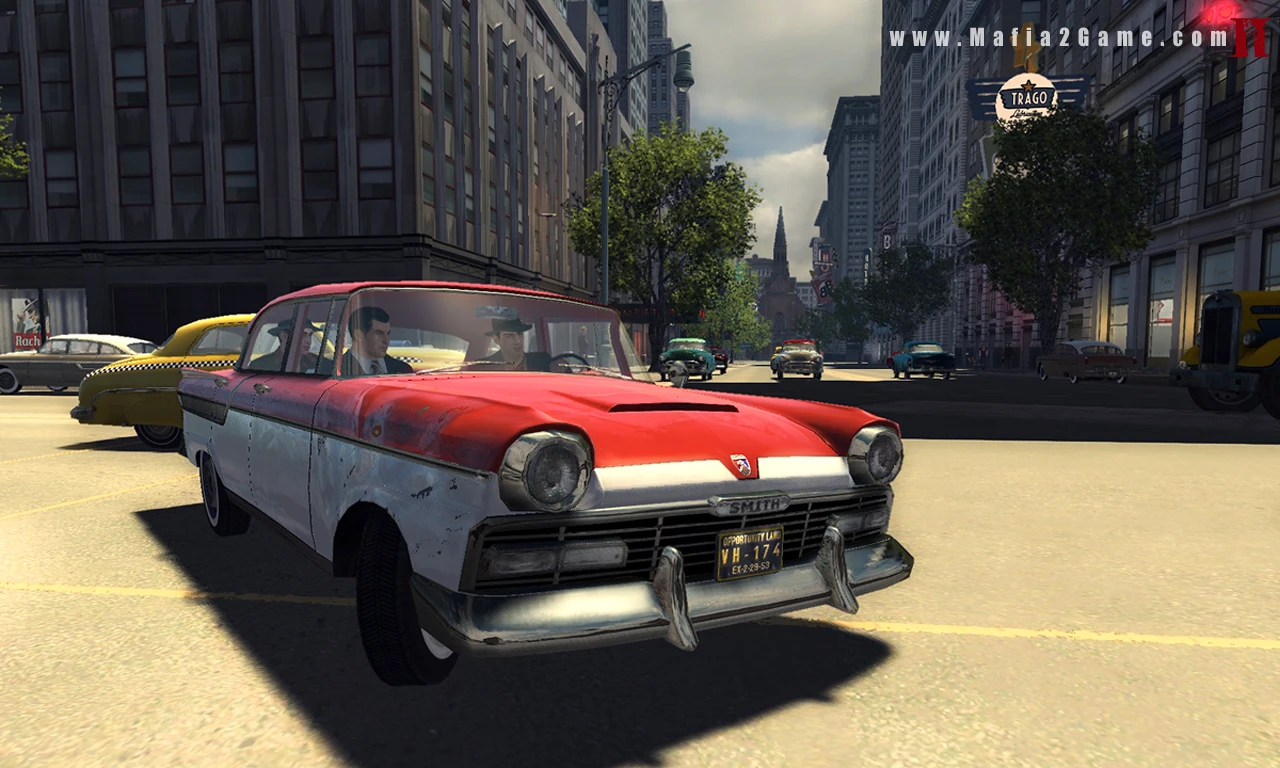 Mafia II - gangsterzy w aucie