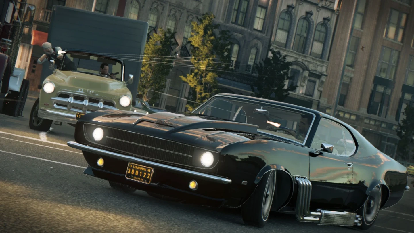 Mafia III - pościg i strzelanina na ulicach New Bordeaux