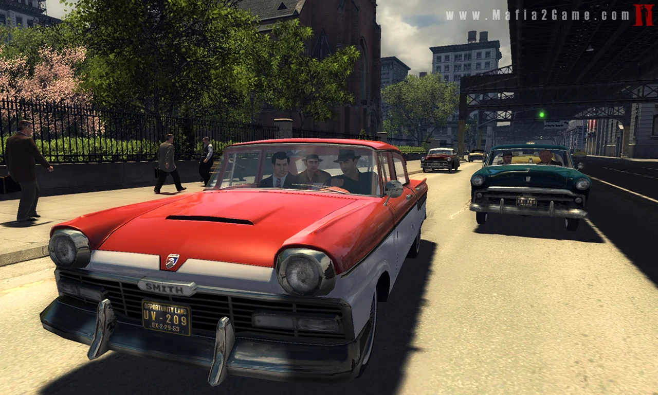 Mafia II - gangsterzy w aucie