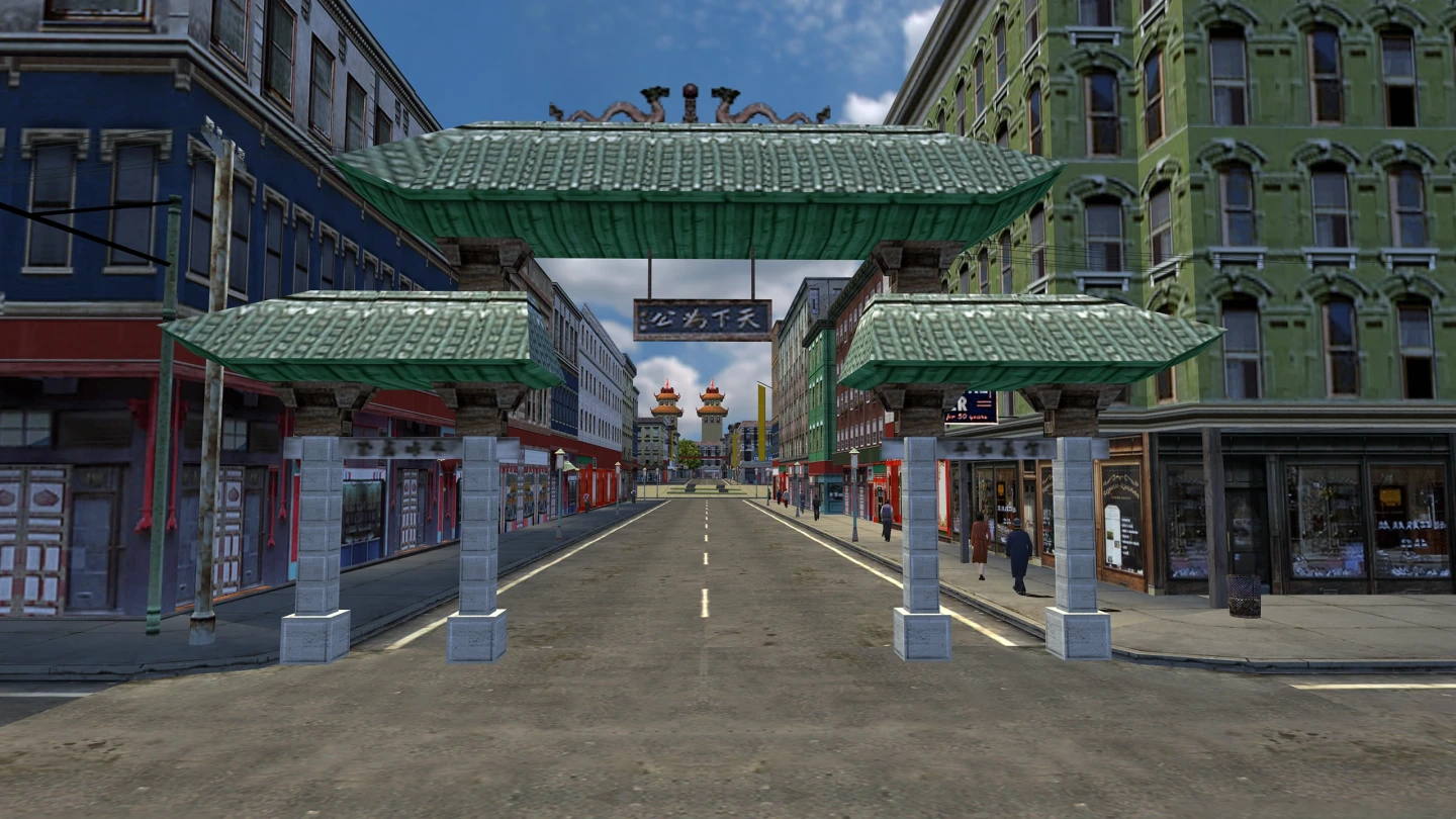 Ozdobna brama Chinatown (Dragon Gate)